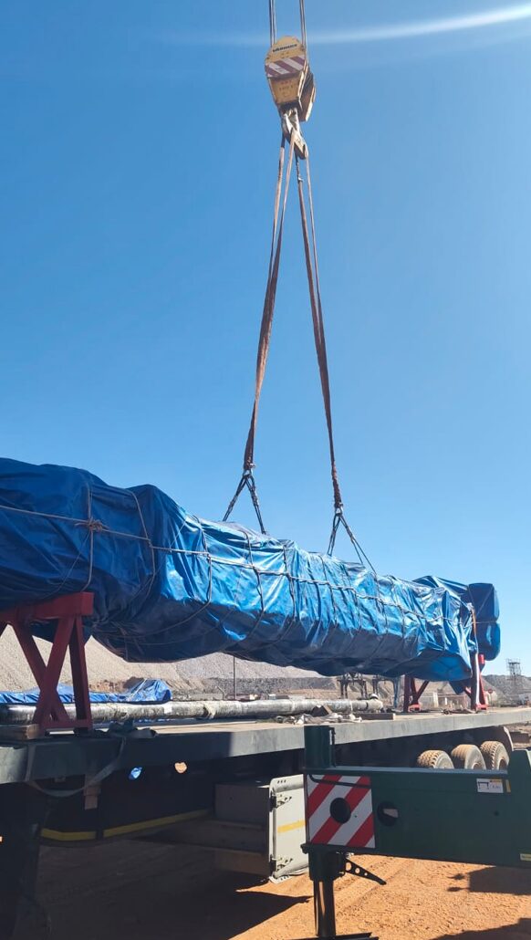 Nsimbi mining equipment transport