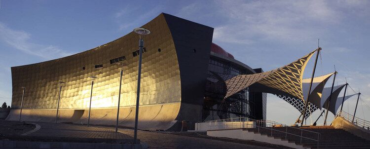 Soweto State Theatre steel panel delivery